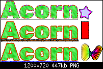 Click image for larger version. 

Name:	Wobbly Acorn.png 
Views:	108 
Size:	447.2 KB 
ID:	133410
