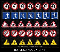 Click image for larger version. 

Name:	Traffic Signs.jpg 
Views:	1550 
Size:	126.8 KB 
ID:	72497