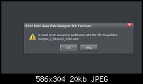 Click image for larger version. 

Name:	Xara Web Designer MX Premium unknown error.jpg 
Views:	169 
Size:	20.4 KB 
ID:	90431